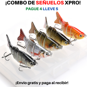 Caja de Señuelos de pesca realista 5 en 1 XPROFHISING